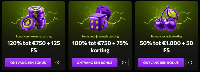 Instasino bonussen en promoties